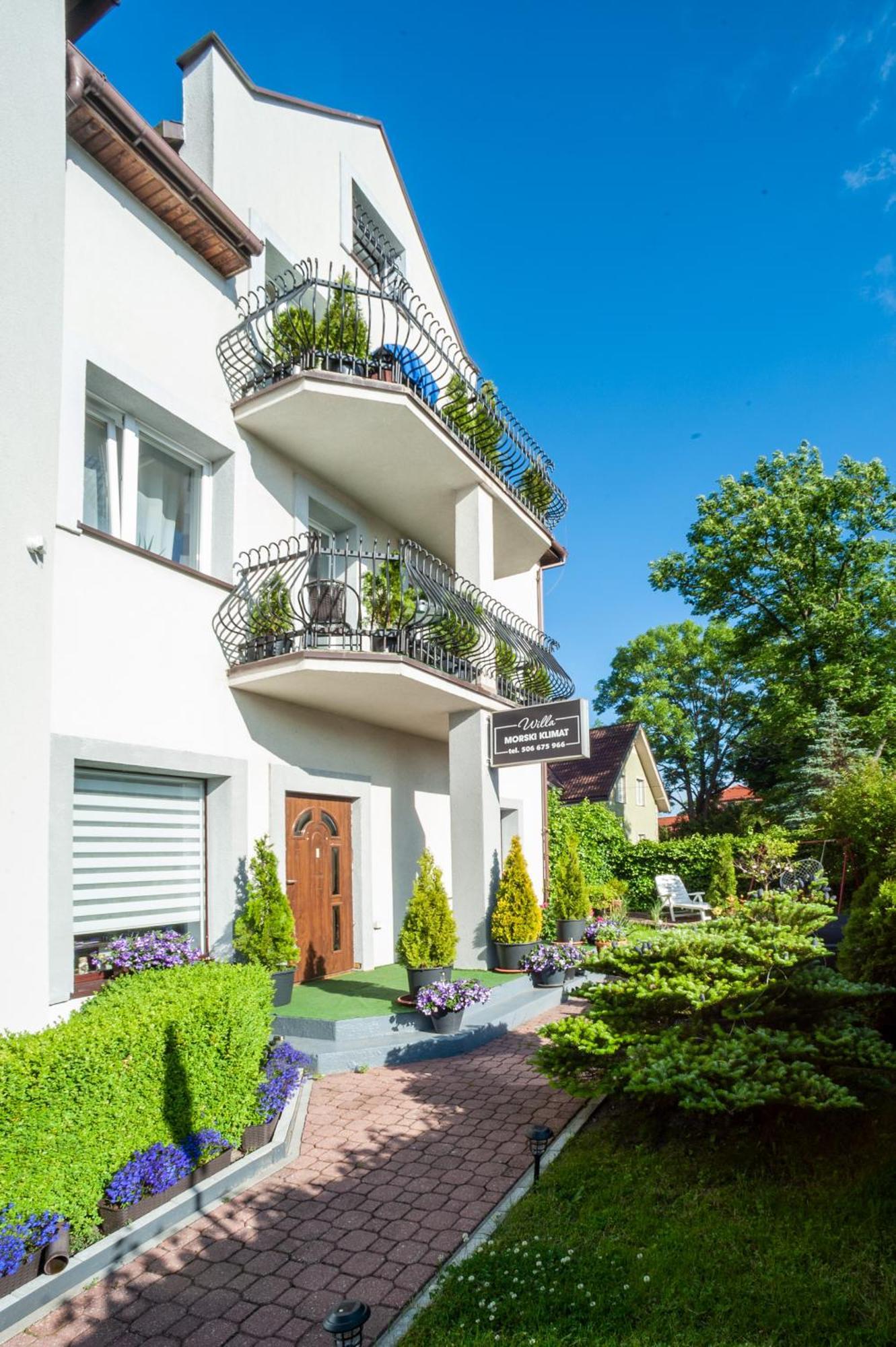 Willa Morski Klimat Łeba Exterior foto